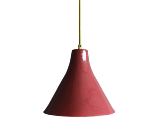 Marney Large Pendant Claret and Copper | Suspended lights | Lyngard