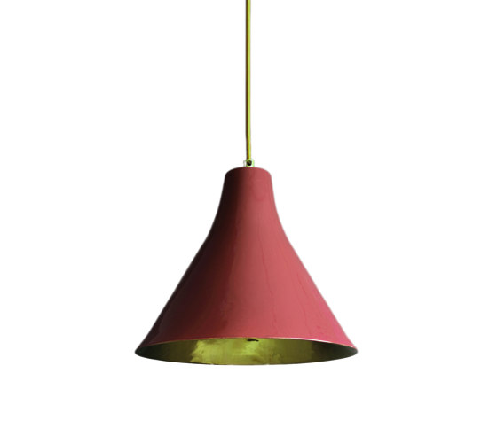 Marney Large Pendant Claret and Copper | Suspended lights | Lyngard