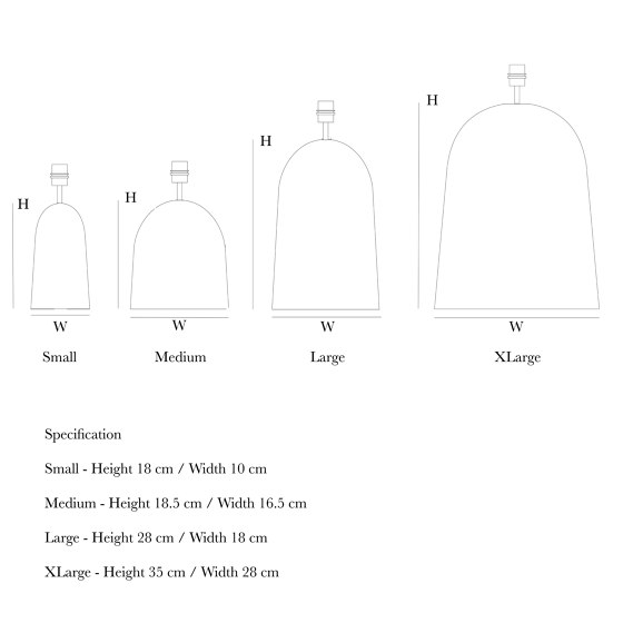 Plex Small Table Lamp Brush Stroke Stripe Jet | Tischleuchten | Lyngard