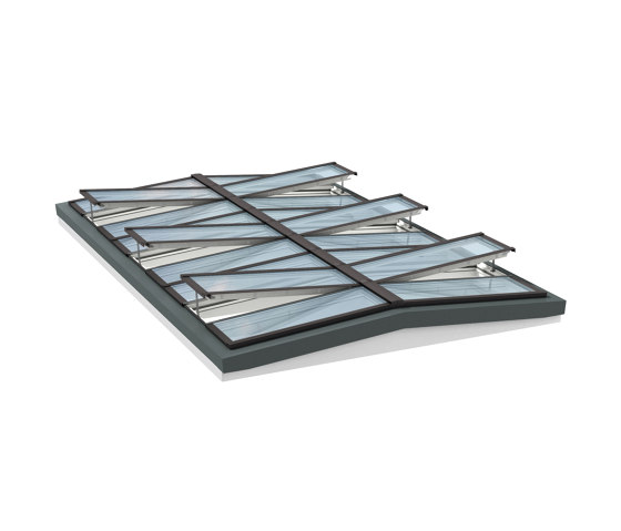 Sattel-Lichtband 5° mit Träger | Fenstertypen | VELUX Commercial