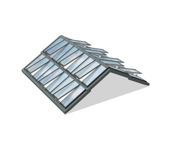 Stufen-Sattel-Lichtband 25° | Fenstertypen | VELUX Commercial