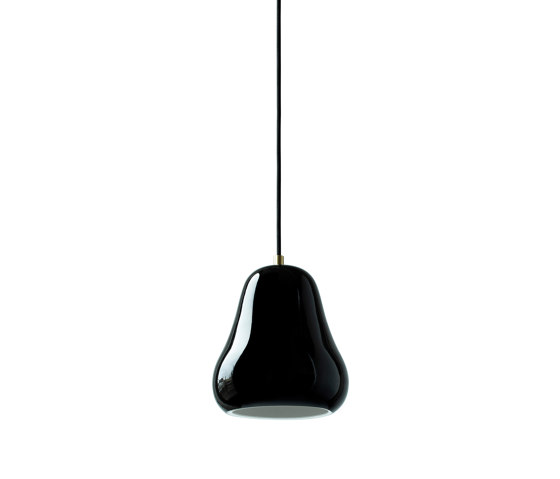 Lámpara de porcelana Fabella (negra) | Lámparas de suspensión | Caussa