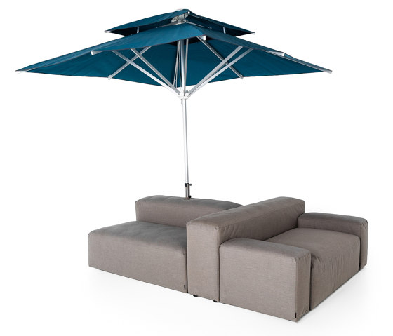 Lounge Outdoor System | Family Island with parasol | Parasols | IKONO