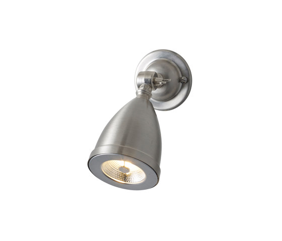 Whitby LED Spotlight with Shade, Remote Driver, Nickel Plated | Wall lights | Original BTC