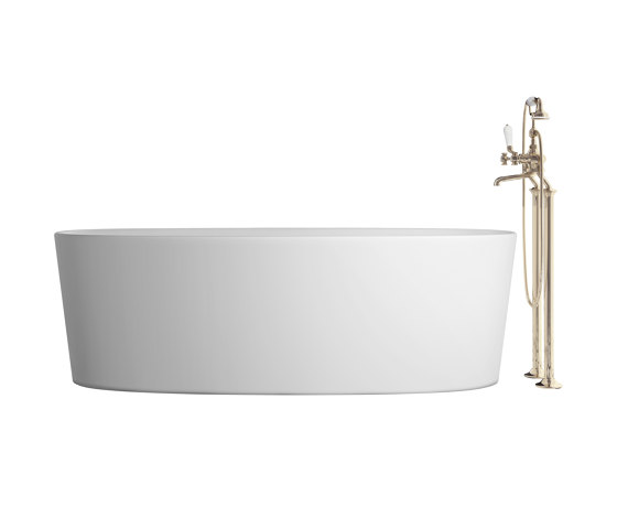 Dove bathtub without plinth in White Tec Plus | Bathtubs | Devon&Devon