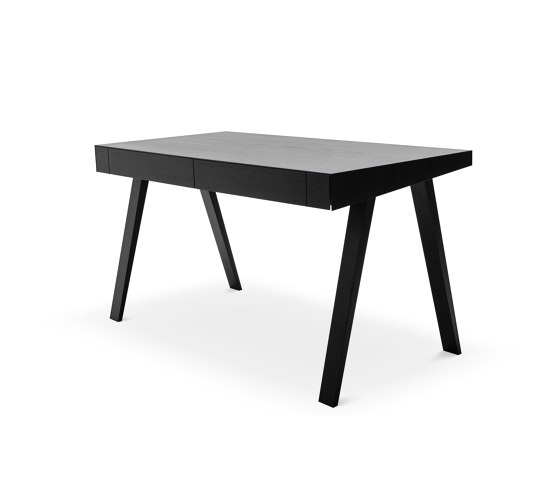 4.9 Writing Desk, 2 drawers, black | Desks | EMKO PLACE