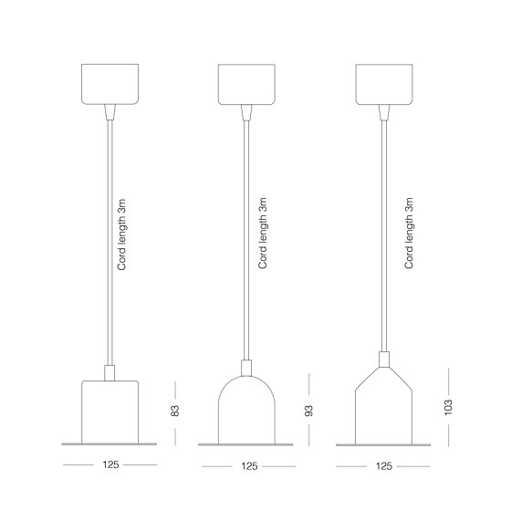 HAT Pendant Lamp, cylinder | Suspended lights | EMKO PLACE