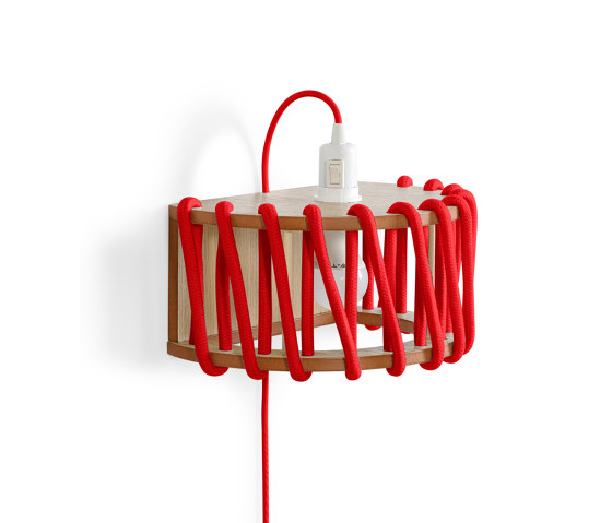 Macaron Wall Lamp, red | Lámparas de pared | EMKO PLACE