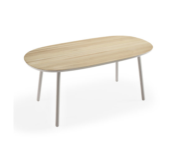 Naïve Dining Table, oval, grey | Dining tables | EMKO PLACE