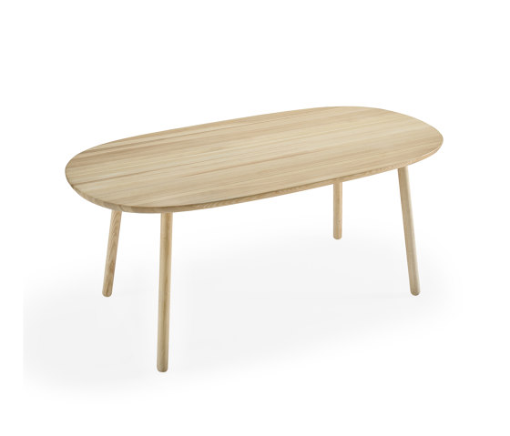 Naïve Dining Table, oval, natural ash | Dining tables | EMKO PLACE
