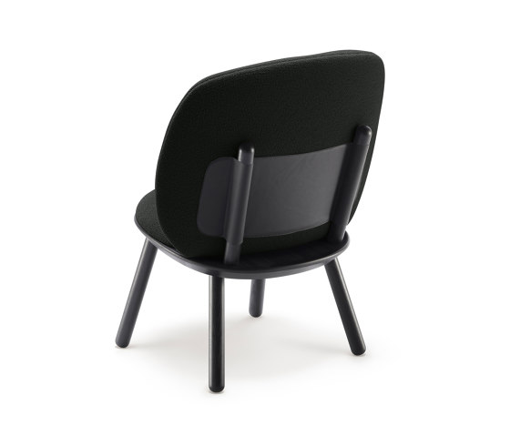 Naïve Low Chair, black, Camira | Poltrone | EMKO PLACE