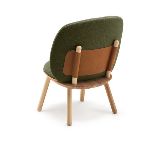 Naïve Low Chair, moss green, Camira | Armchairs | EMKO PLACE