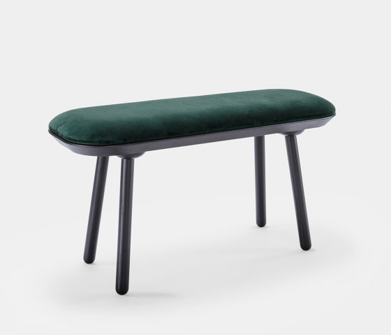 Naïve bench, 100 cm, green, velour | Bancos | EMKO PLACE