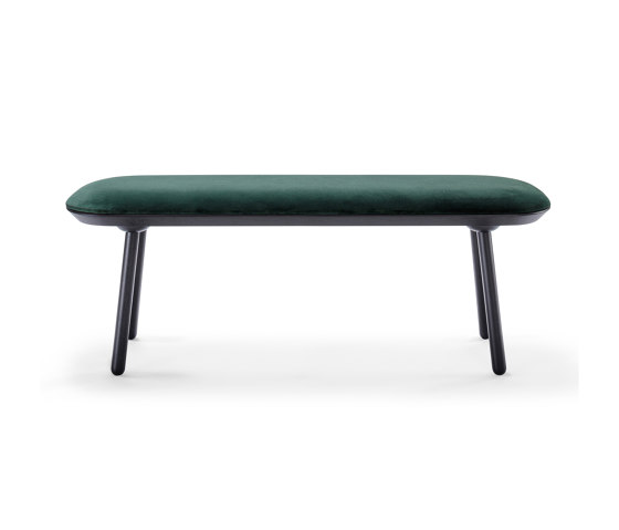 Naïve bench, 140 cm, green, velour | Benches | EMKO PLACE