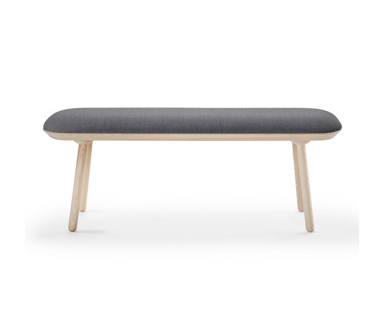 Naïve bench, 140 cm, grey, Kvadrat | Panche | EMKO PLACE