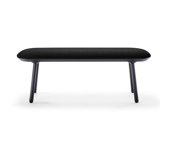 Naïve bench, 140 cm, black, Kvadrat | Panche | EMKO PLACE