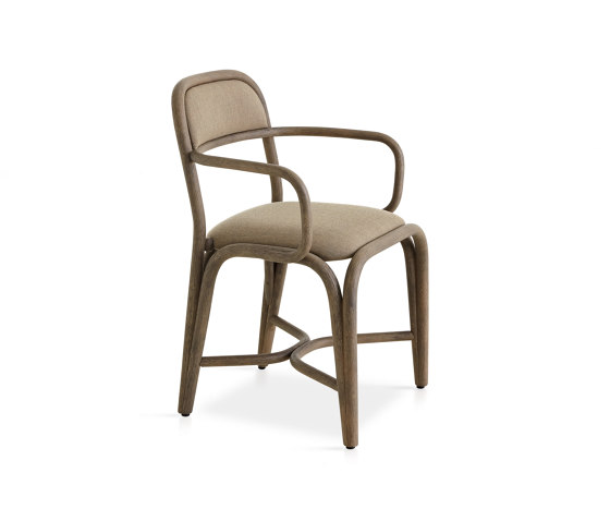 Fontal fauteuil de salle à manger tapissé | Chaises | Expormim