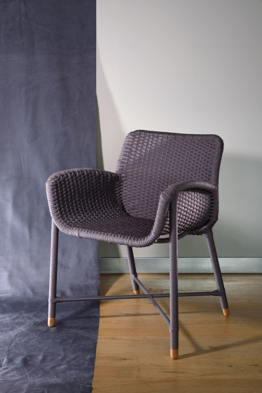 Rain Dining Chair - rope/aluminium | Chairs | MARY&