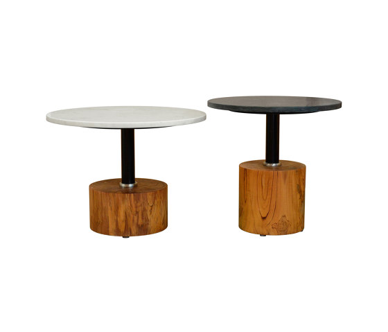 mary's design mood | Side Table - marble top/wood base | Tavolini alti | MARY&