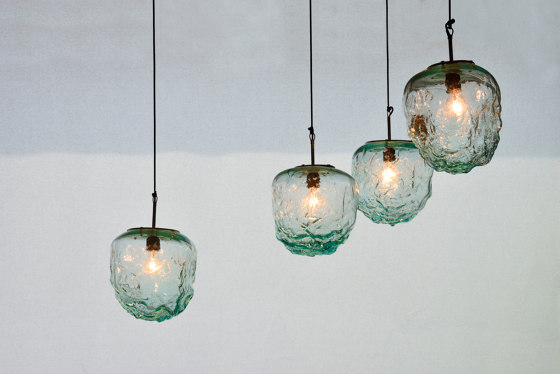 mary's light mood | Rock Hanging Lamp - glass | Suspended lights | MARY&