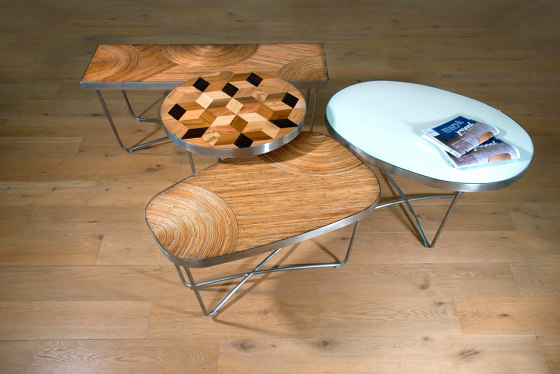 mary's design mood | Cross Side Table - inox | Mesas de centro | MARY&
