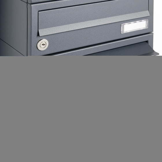 Basic | 11er Edelstahl Aufputz Briefkastenanlage Design BASIC Plus 385XA AP - RAL nach Wahl | Buchette lettere | Briefkasten Manufaktur