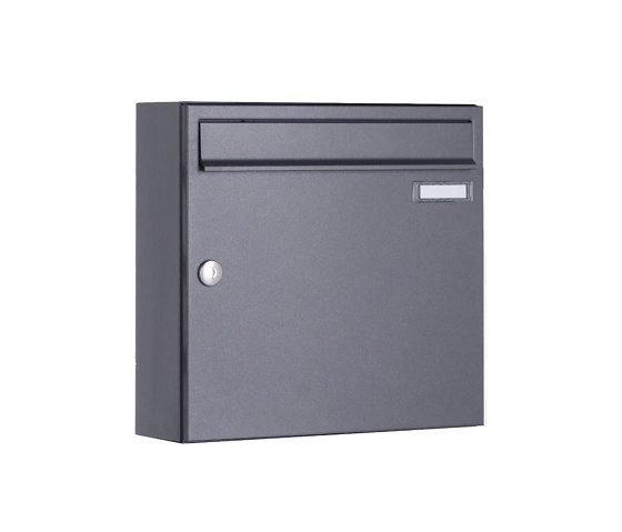 Basic | Aufputz Briefkasten Design BASIC 382A AP - DB703 eisenglimmer 100mm Tiefe | Mailboxes | Briefkasten Manufaktur