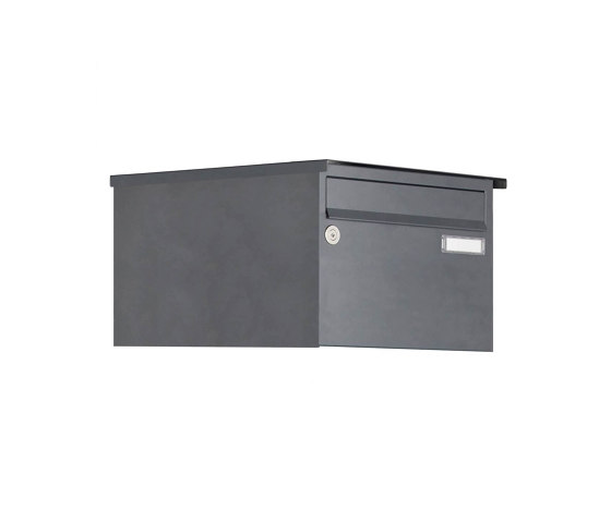 Basic | Aufputz Briefkastenanlage Design BASIC 385 A 220 - RAL 7016 anthrazitgrau feinstruktur matt | Mailboxes | Briefkasten Manufaktur