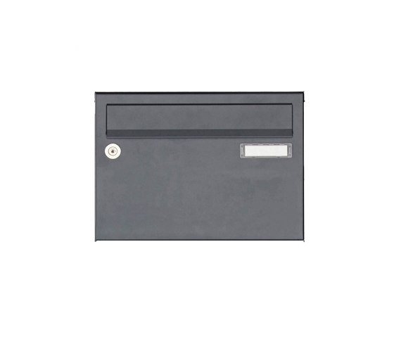 Basic | Aufputz Briefkastenanlage Design BASIC 385 A 220 - RAL 7016 anthrazitgrau feinstruktur matt | Boîtes aux lettres | Briefkasten Manufaktur