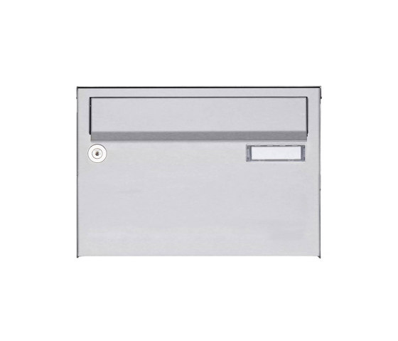 Basic | Edelstahl Aufputz Briefkastenanlage Design BASIC 385 A 220 - Edelstahl V2A geschliffen | Briefkästen | Briefkasten Manufaktur