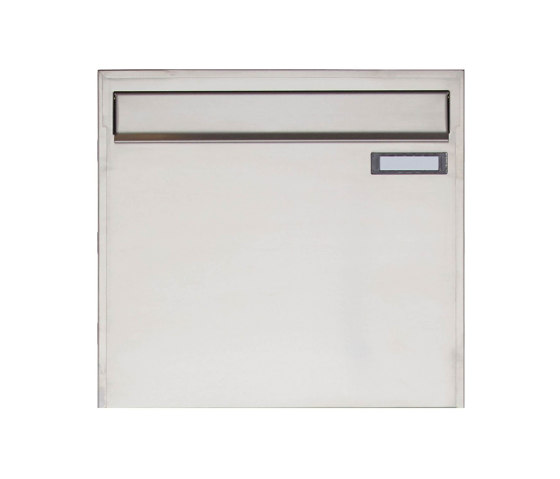 Basic | Edelstahl Zaunbriefkasten Design BASIC 382Z - Entnahme rückseitig | Mailboxes | Briefkasten Manufaktur