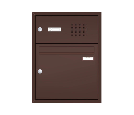 Basic | Unterputz Briefkastenanlage BASIC 534 - Pulverbeschichtet- Klingel- Sprechstelle - 1 Partei | Mailboxes | Briefkasten Manufaktur
