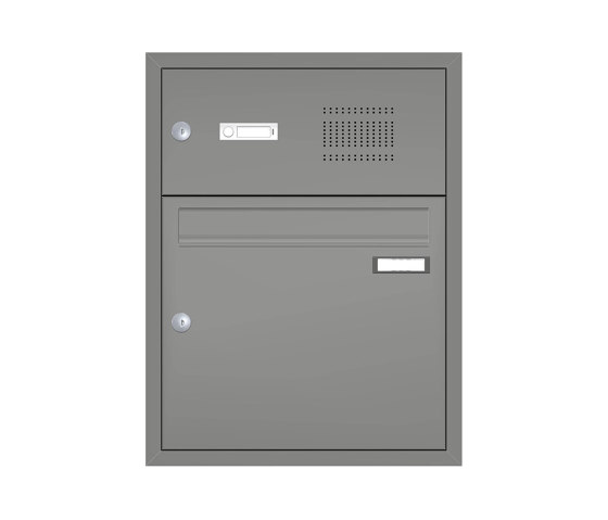 Basic | Unterputz Briefkastenanlage BASIC 534 - Pulverbeschichtet- Klingel- Sprechstelle - 1 Partei | Buzones | Briefkasten Manufaktur