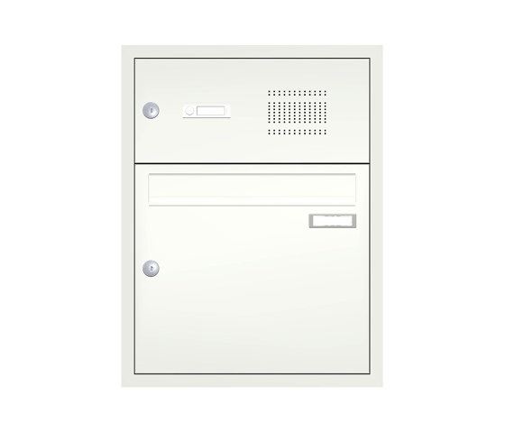 Basic | Unterputz Briefkastenanlage BASIC 534 - Pulverbeschichtet- Klingel- Sprechstelle - 1 Partei | Mailboxes | Briefkasten Manufaktur