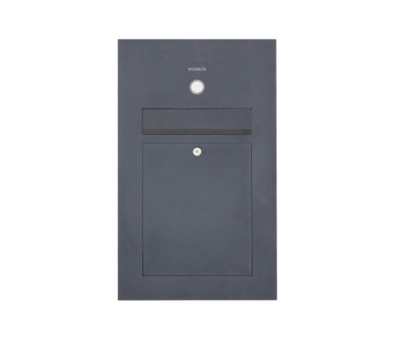 Designer | Edelstahl Briefkasten Designer Modell SMALL - Clean Edition - RAL nach Wahl - INDIVIDUELL Einputz- bzw. Unterputzvariante 100mm | Mailboxes | Briefkasten Manufaktur