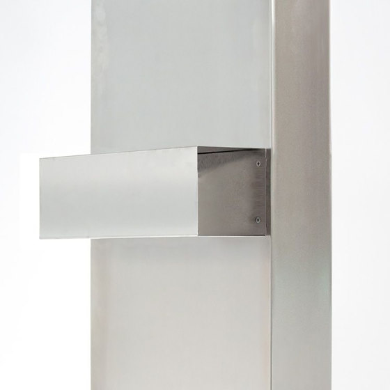 Designer | Edelstahl Briefkastensäule Designer Modell - Stele Tower - INDIVIDUELL | Buchette lettere | Briefkasten Manufaktur