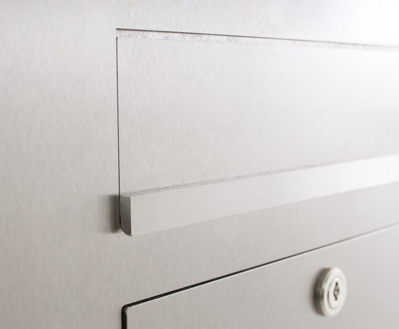 Designer | Edelstahl Design Briefkasten DESIGNER Style Einputz- bzw. Unterputzvariante 100mm | Briefkästen | Briefkasten Manufaktur