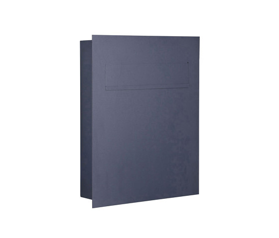 Designer | Edelstahl Design Zaunbriefkasten DESIGNER Style BIG pulverbeschichtet - Entnahme hinten | Buchette lettere | Briefkasten Manufaktur