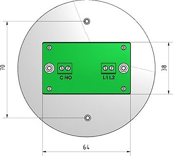 Designer | Edelstahl Klingelplatte Designer LED - RUND 100 | Klingeln / Klingelplatten | Briefkasten Manufaktur