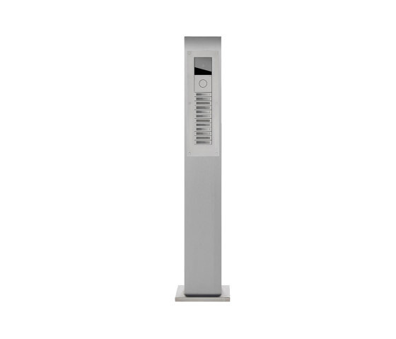 Designer | Edelstahl Klingelstele Designer - GIRA System 106 - 5-fach vorbereitet 160 cm | Campanelli | Briefkasten Manufaktur