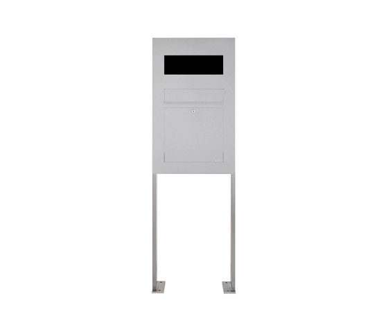 Designer | Edelstahl Standbriefkasten Designer Modell BIG ST-P - GIRA System 106 - 3-fach vorbereitet | Mailboxes | Briefkasten Manufaktur