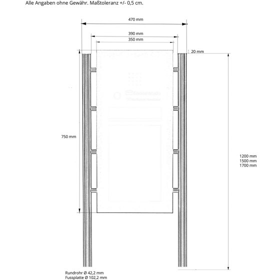Designer | Edelstahl Standbriefkasten Designer Modell ST-R - Clean Edition - INDIVIDUELL | Briefkästen | Briefkasten Manufaktur