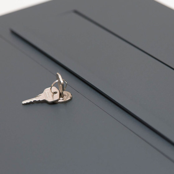 Designer | Edelstahl Standbriefkasten DESIGNER Style BIG ST-P pulverbeschichtet | Buchette lettere | Briefkasten Manufaktur