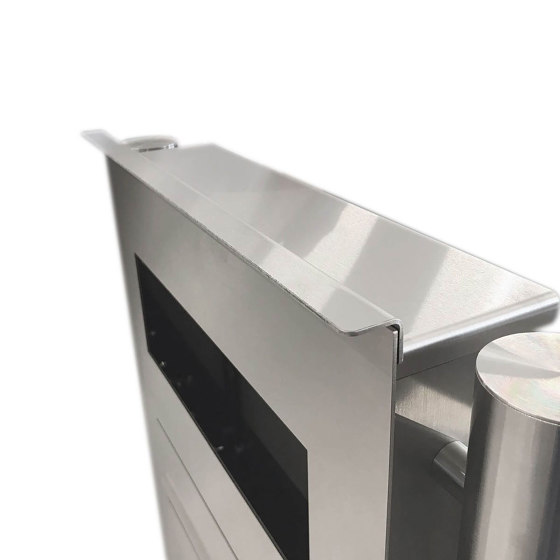 Designer | Edelstahl Standbriefkasten DESIGNER Style ST-R pulverbeschichtet | Buzones | Briefkasten Manufaktur