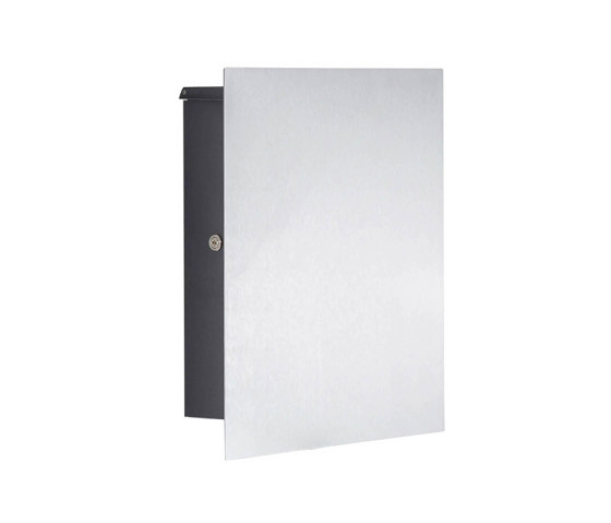 Schiller | Design Briefkasten SCHILLER MEDIUM VA7016 - Edelstahl V2A geschliffen & RAL 7016 | Briefkästen | Briefkasten Manufaktur