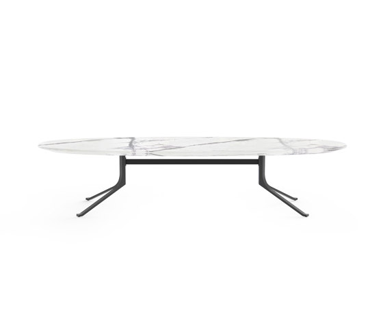 Blink Oval Coffee Table - Stone Top | Tables basses | Stellar Works