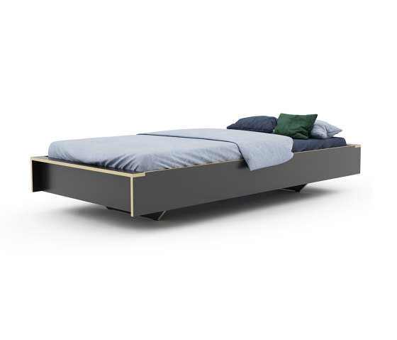 Flai bed lacquered in 20 standard colours | Letti | Müller small living