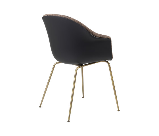 Bat Dining Chair - Front Upholstered, Conic base | Sedie | GUBI