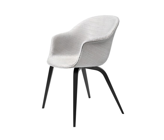 Bat Dining Chair - Fully Upholstered, Wood base | Sillas | GUBI