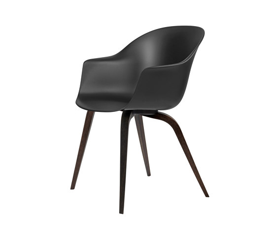 Bat Dining Chair - Un-Upholstered- Wood base | Stühle | GUBI
